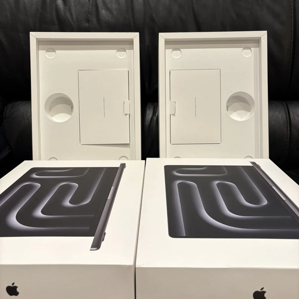Lot Of 2 Empty Boxes Apple MacBook Pro 14-inch Laptop Model A3401 And A3426